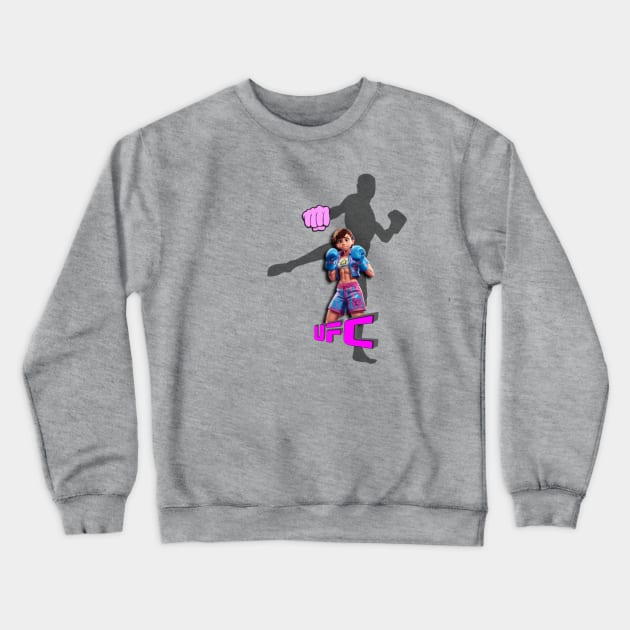 Full Contact Crewneck Sweatshirt by RobetsDesign